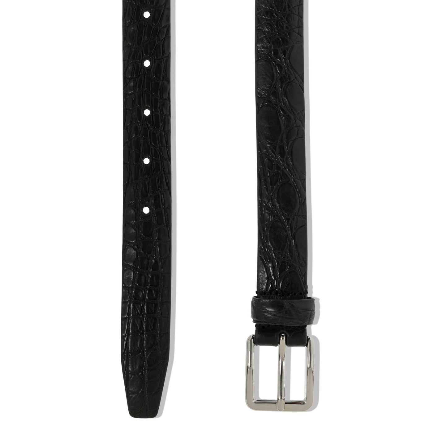 Premium Crocodile Leather Belt with Wide Strap for Men